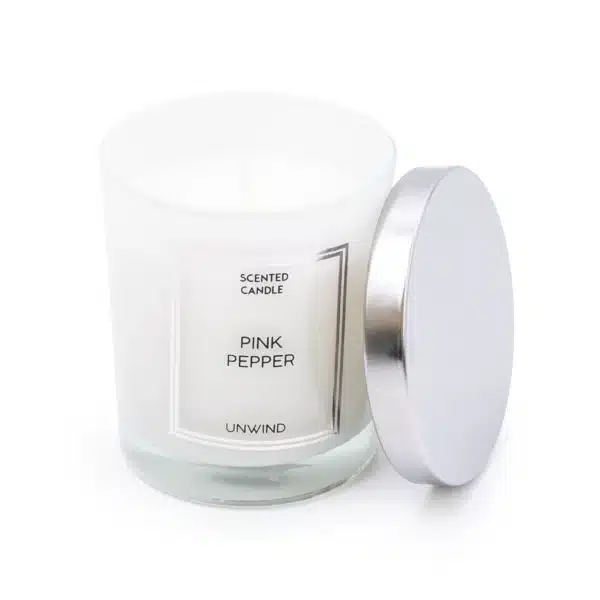 ELEGANT GLOW Pink Pepper Scented Candle - Image 3