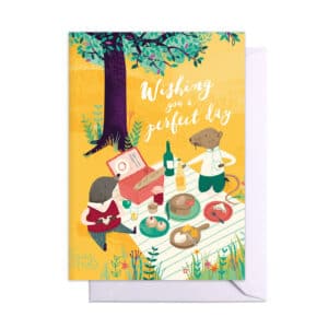 yellow card wishing for the perfect day
