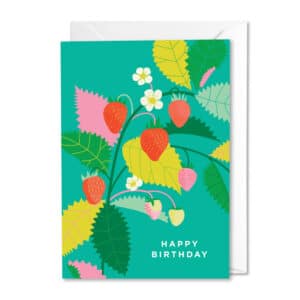 Strawberry Jam Recipe Birthday Card