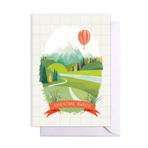 Adventure Awaits Travel Planner Cardlet By Middle Mouse