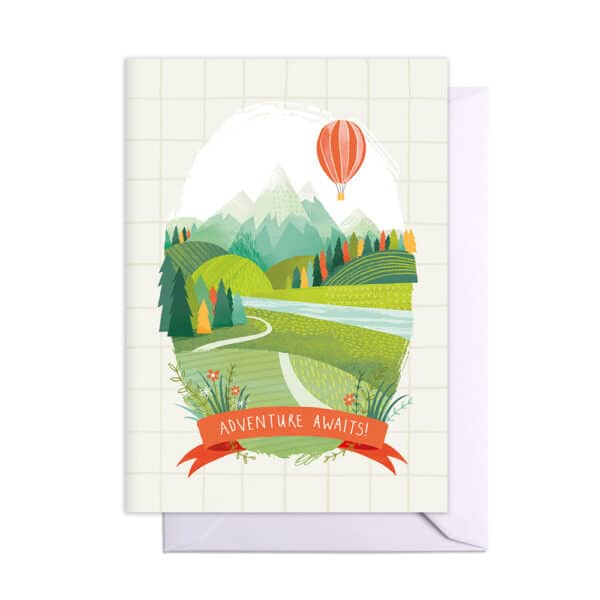 Adventure Awaits Travel Planner Cardlet By Middle Mouse