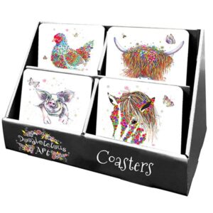 Doodleicious Art Farm Coasters