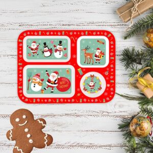 4 section food tary for christmas