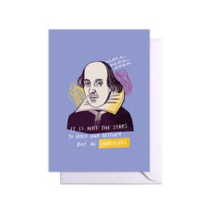 William Shakespeare A6 Card