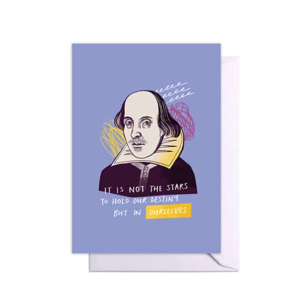 William Shakespeare A6 Card