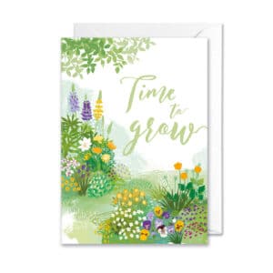 Time To Grow Retirement | Life Change Greetings Cardlet