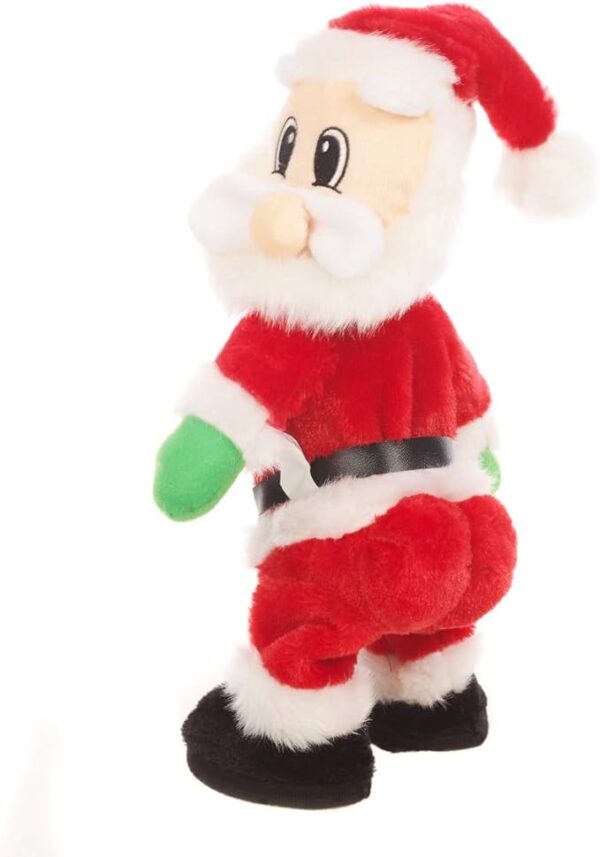 DACNING SANTA IN RED SUIT