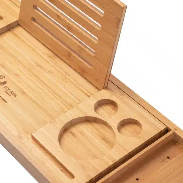 Eco Bath Bamboo Bath Caddy/Tray - Image 3
