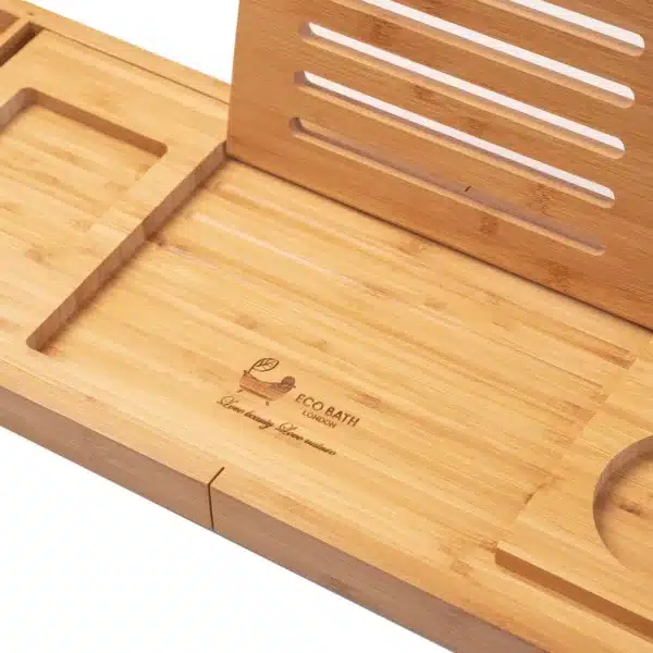 Eco Bath Bamboo Bath Caddy/Tray - Image 4