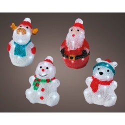 christmas light up figures