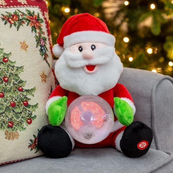 Christmas Santa With Musical Snowball