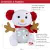 Christmas Snowman With Musical Snowball - Image 3