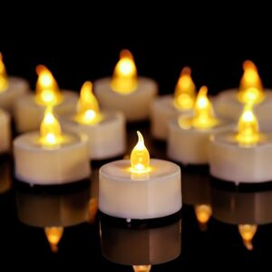 Premier Flickering Tealight Set Of 12