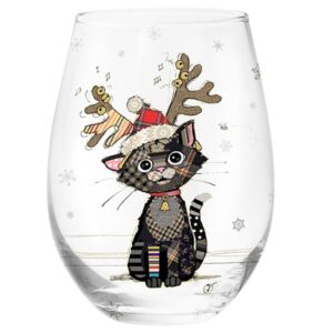 festive kitten tumbler