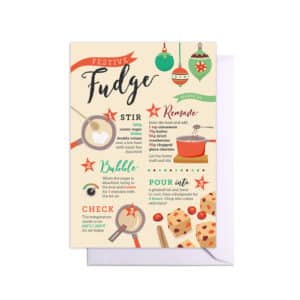Festive Fudge Christmas Card by Middle Mouse