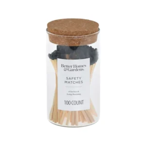 matches in a glass jar