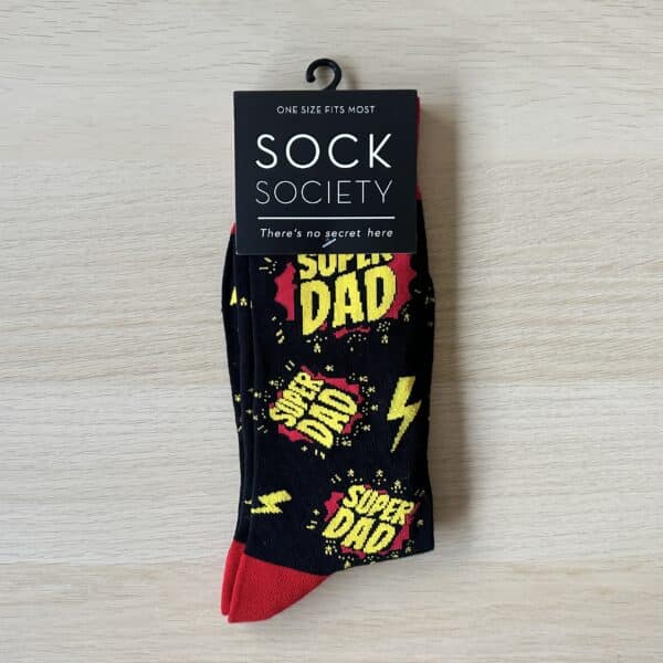 Sock Society Super Dad Socks - Image 7