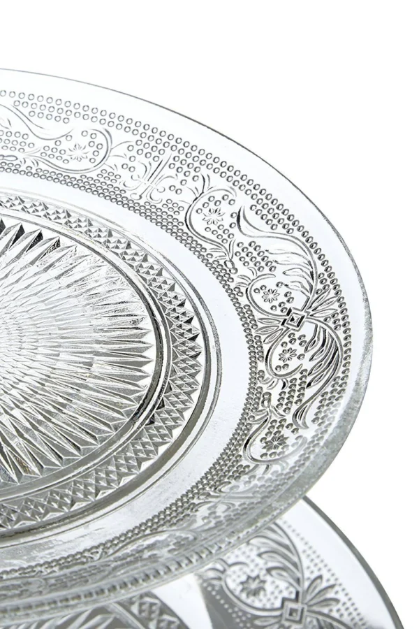 Modena 2-Tier Clear Glass Cake Stand - Image 3