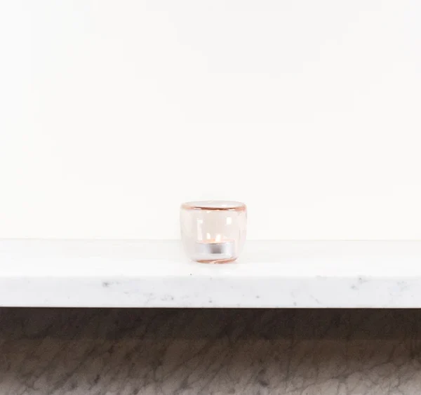 BCS Rose Beige tealight