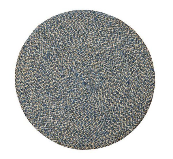 Cornflower jute place mat
