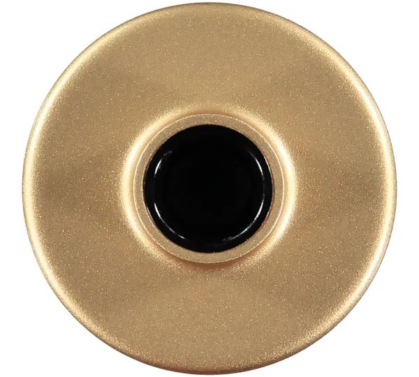 Small Wooden Candle Holder - Old Gold - Image 4