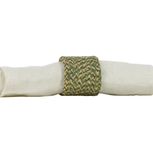 Olive Green napkin ring and Napkin