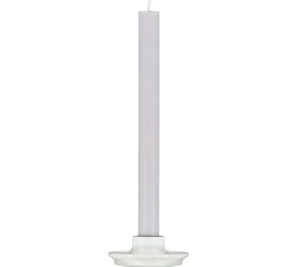 Small Pearl White candle holder