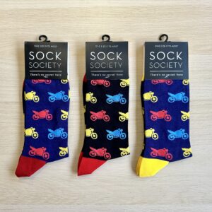 3 pairs of motorbikes socks