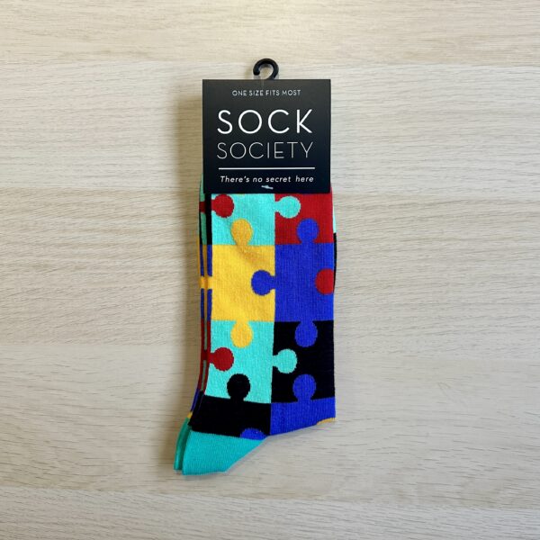 muliti coloured Puzzles with turquoise heels