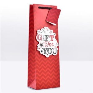 A Gift For You Red Bottle Gift Bag