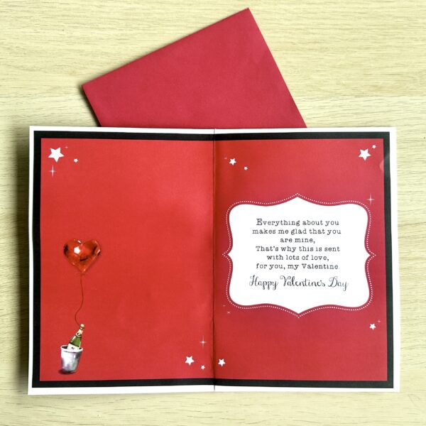 For my Girlfriend Valentine's Day card inside image