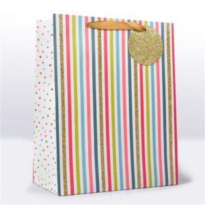 Gift Bags Large Portrait Stripe