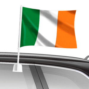 2 Pack Car Flags Ireland