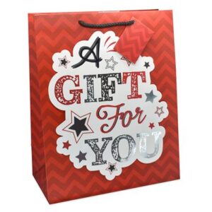 A GIFT FOR YOU RED GIFT BAG