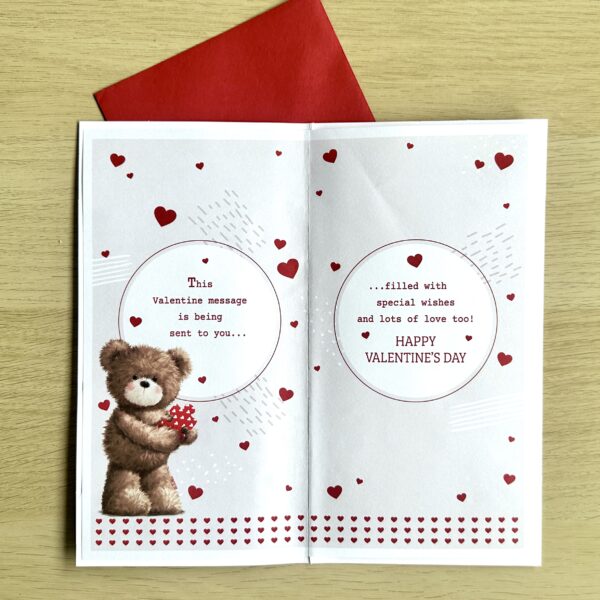 Valentine's, I love you to pieces Card inside image