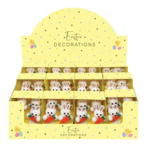 Easter Bunny's With Carrot Pk4