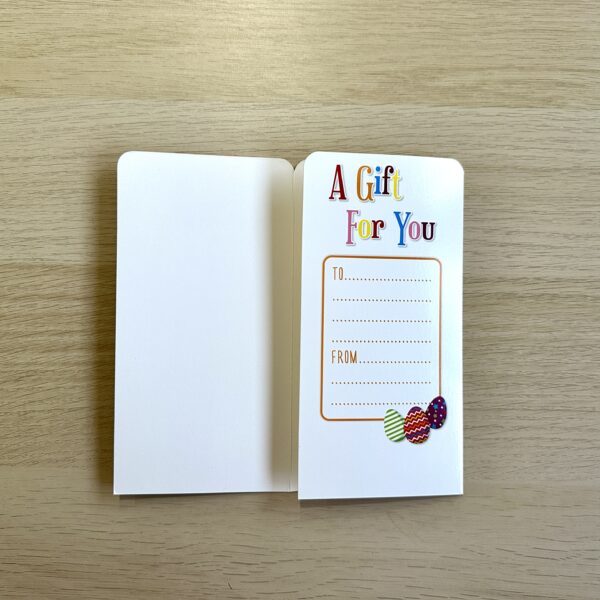 Easter Money Wallet cards inside image