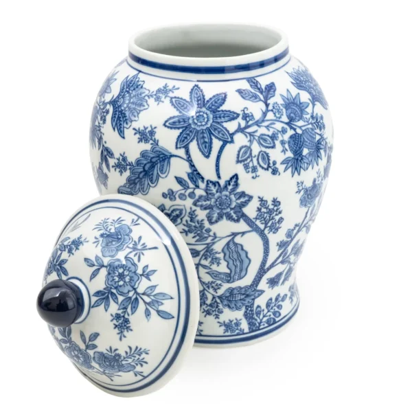 Blue & White Large Ginger Jar 14”