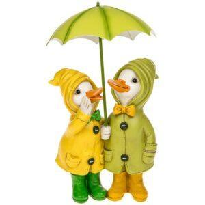 Puddle Duck Couple With Brolly