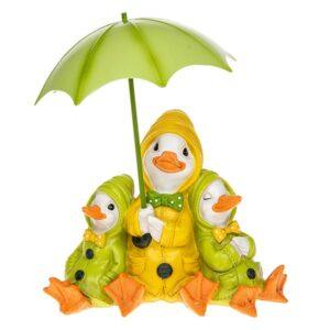 Puddle Duck Family With Brolly