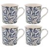 William Morris Willow Bough Mug Set of 4