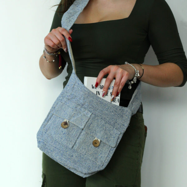 Natural Tones Two Pocket Bags - Comp Denim - Medium - Image 3