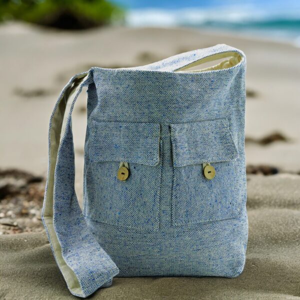 Natural Tones Two Pocket Bags - Comp Denim - Medium - Image 4