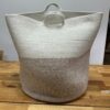 Cotton Rope Laundry / Storage Big Basket 45x40cm - Beige - Image 2