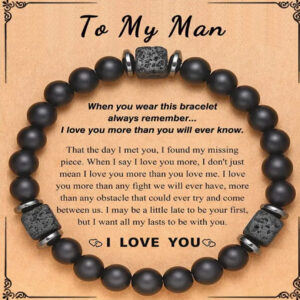 To My Man – Black Bracelet