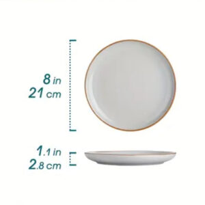 Grey Glazed Stoneware Side Plate