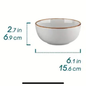 Grey Glazed Stoneware Cerael Bowl