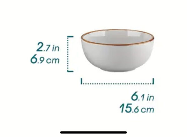 Grey Glazed Stoneware Cerael Bowl