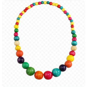 Muticolored Bead Necklace 30 Inches