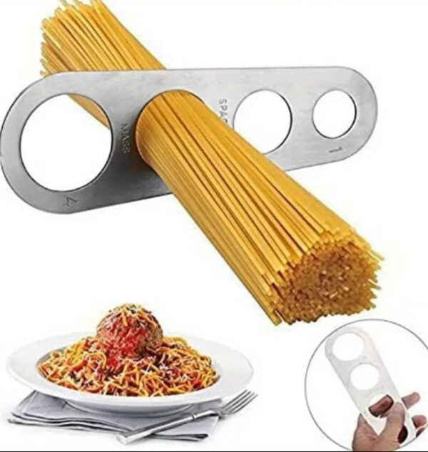 Stainless Steel Pasta Measuring Tool lifestyle